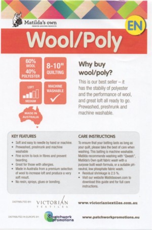 Matilda Batting Wool/Poly - Image 2