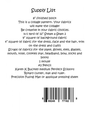 Whatevers! #42 Mrs. Claus Collage Pattern by Laura Heine - Image 2