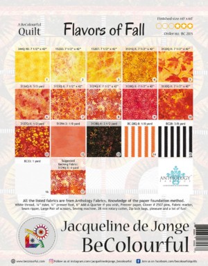 Flavors Of Fall Quilt Pattern - Image 2