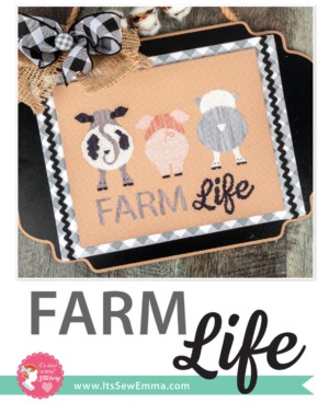 Farm Life Cross Stitch Pattern