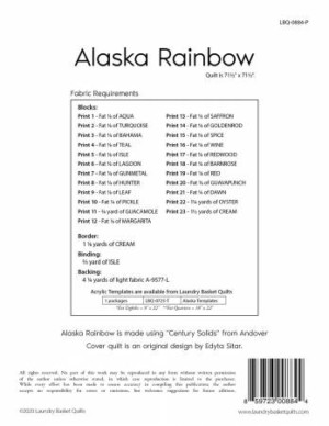 Alaska Rainbow Quilt Pattern - Image 2