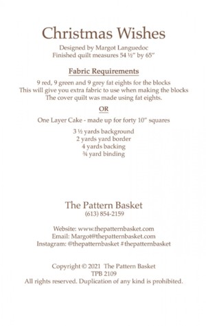 Christmas Wishes Quilt Pattern - Image 2