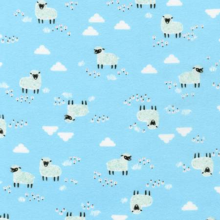 AILF2036863 Sheep Sky flannel Hello Sleepy Flannel Sheep Sky - Image 1