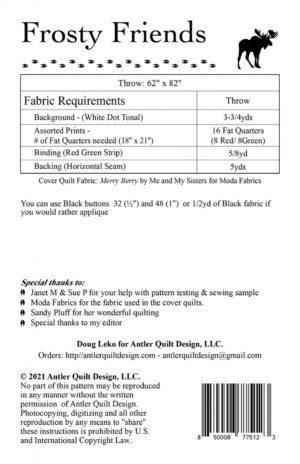 Frosty Friends Quilt Pattern - Image 2