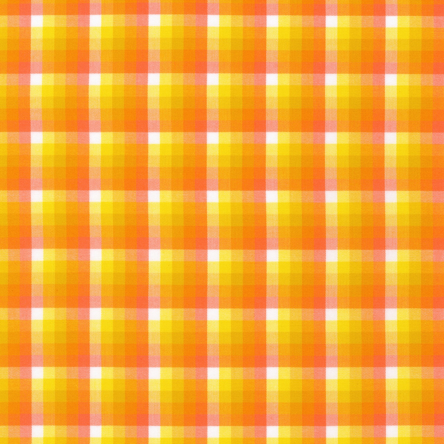 AZH20529-380 Kitchen Window Wovens Plaid Orangeade - Image 1