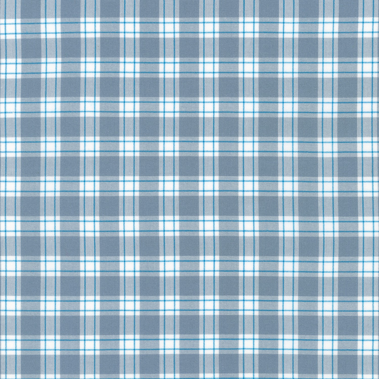 AZH20530-465 Kitchen Window Wovens Thin Plaid Shark - Image 1