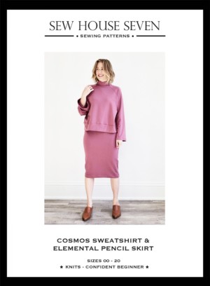 Cosmos Sweatshirt & Elemental Skirt Pattern Sizes 0-20