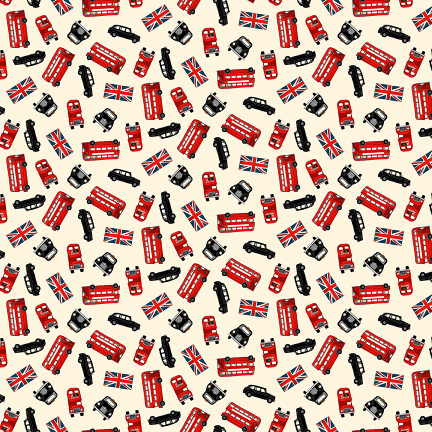 72dpi-TP-984-Q London Revival Bus Scatter Cream - Image 1