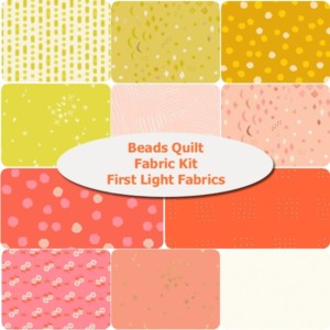 Modern Handcraft Beads Throw Quilt Fabric Kit - Image 6