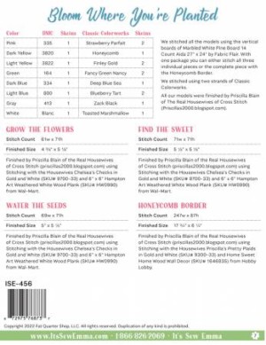 Bloom Where You're Planted Cross Stitch Pattern - Image 2