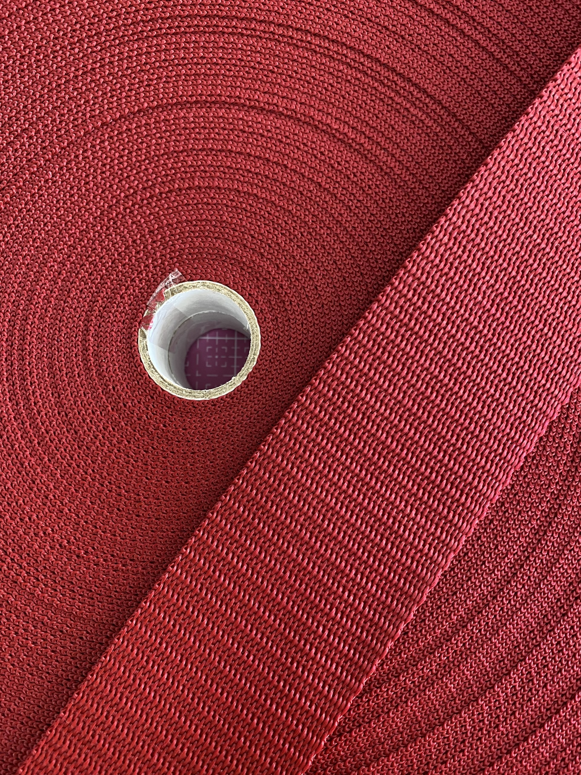 2022-05-11 10.55.36 50mm Polypropylene Webbing Burgundy - Image 1