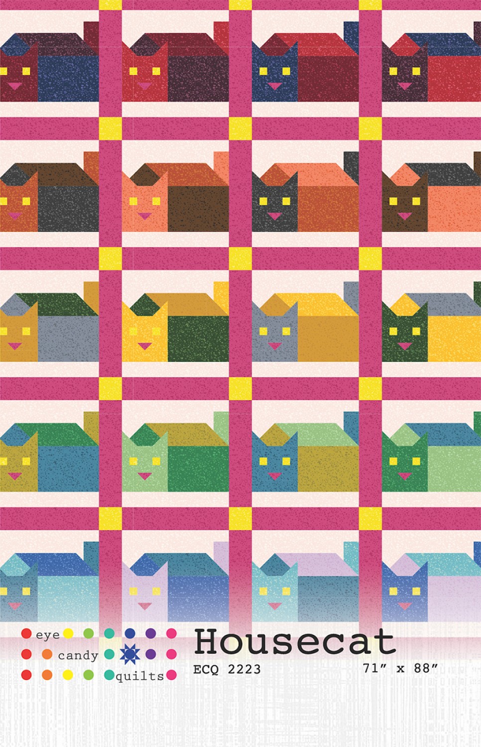 ECQ2223 Housecat Quilt Pattern - Image 1