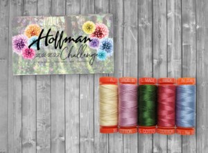 Into The Meadow By Hoffman Small Aurifil 50wt Cotton Thread Collection