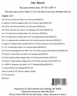 Her Boots Collage Pattern by Laura Heine - Image 2