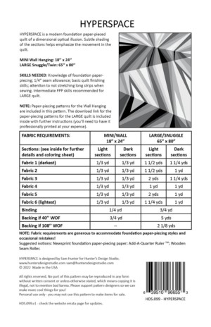 Hyperspace Quilt Pattern - Image 2