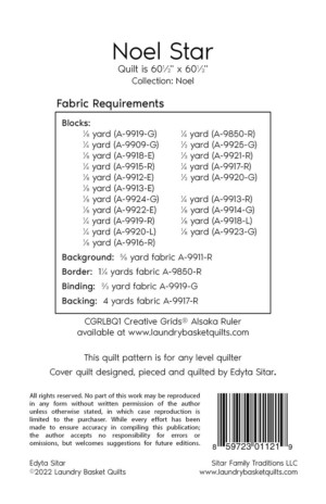 Noel Star Quilt Pattern - Image 2