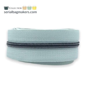 Serial Bagmakers #3 Zip by the Yard 3 Metres - Smoky Mint Tape - Image 6