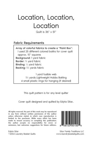 Location Quilt Pattern - Image 2