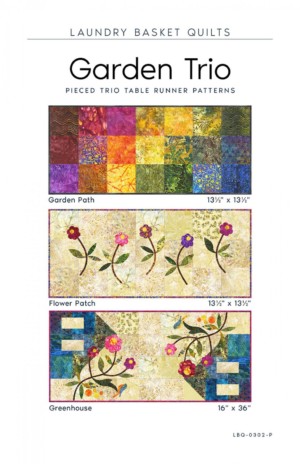 Garden Trio Table Runner Pattern