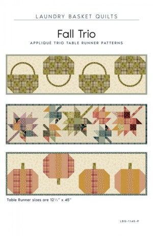 Fall Trio Table Runner Pattern