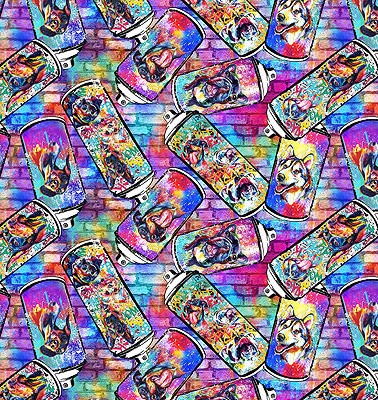 9297018 Dogs In The City Caps and Cans Multi - Image 1