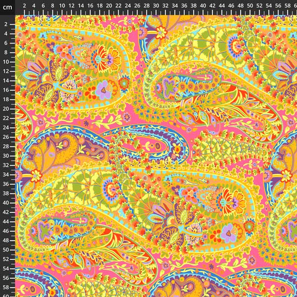 8200-778 Kaffe Fassett Collective August 2022 Paisley Jungle Lime - Image 1