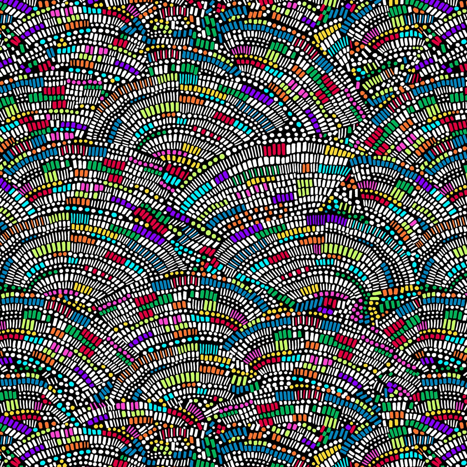 6864S-98 Mosaic Multi 108" Wide - Image 1