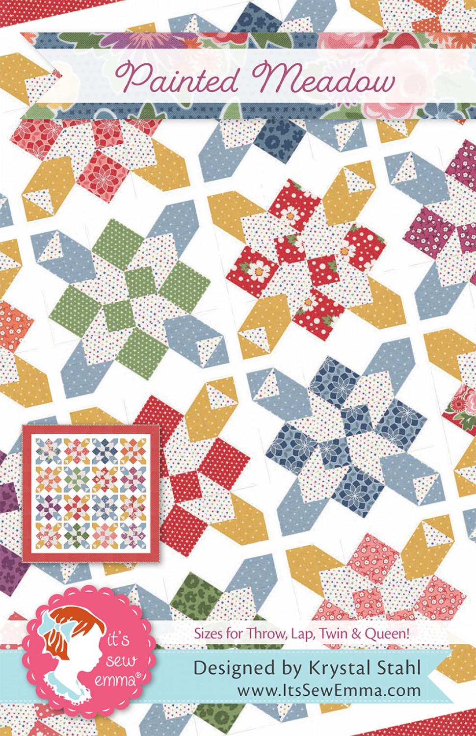 ISE-260 Painted Meadow Quilt Pattern - Image 1