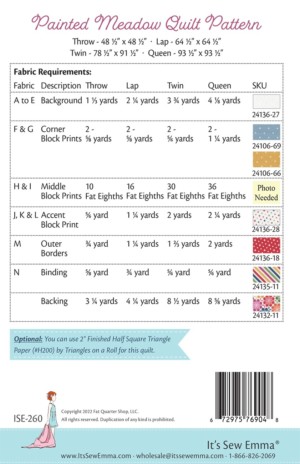 Painted Meadow Quilt Pattern - Image 2