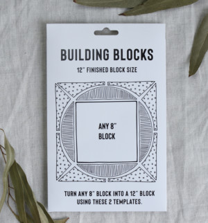 Jen Kingwell Building Blocks Templates 8 Inch