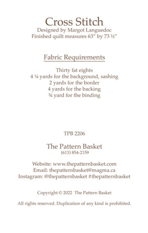 Cross Stitch Quilt Pattern - Image 2