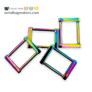 Serial Bagmakers Fancy Rectangular Rings 1'' (25mm) - Pkg of 4 - Image 4