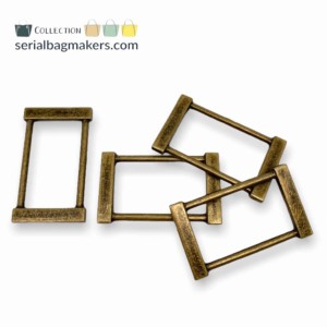 Serial Bagmakers Fancy Rectangular Rings 1 1/4'' (32mm) - Pkg of 4 - Image 3