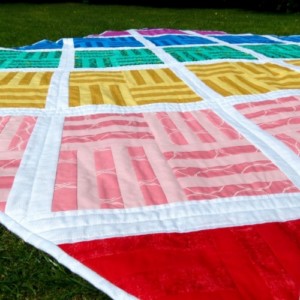 Rainbow Lattice Quilt Pattern - Image 3