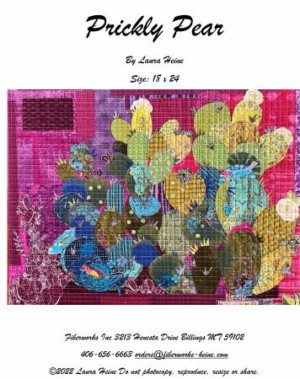 Prickly Pear Collage Pattern by Laura Heine