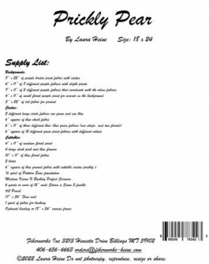 Prickly Pear Collage Pattern by Laura Heine - Image 2