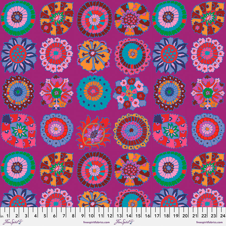 PWGP192.MAGENTA Carpet Cookies Kaffe Fassett Collective February 2023 Carpet Cookies Magenta - Image 1