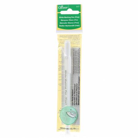 517CV Water Soluble or Iron Off Marking Pen White - Image 1