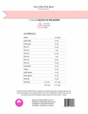The Little Pink Barn BOM Pattern - Image 2