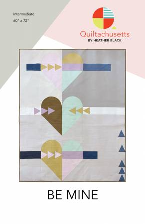 QMS2301 Be Mine Quilt Pattern - Image 1