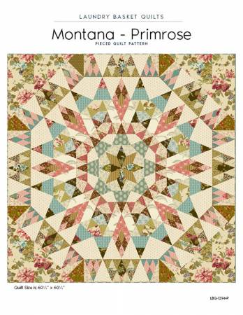 LBQ-1294-P Montana Primrose Quilt Pattern - Image 1