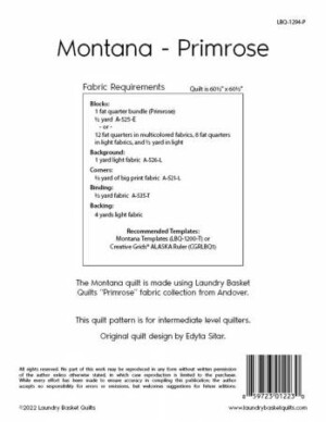 Montana Primrose Quilt Pattern - Image 2
