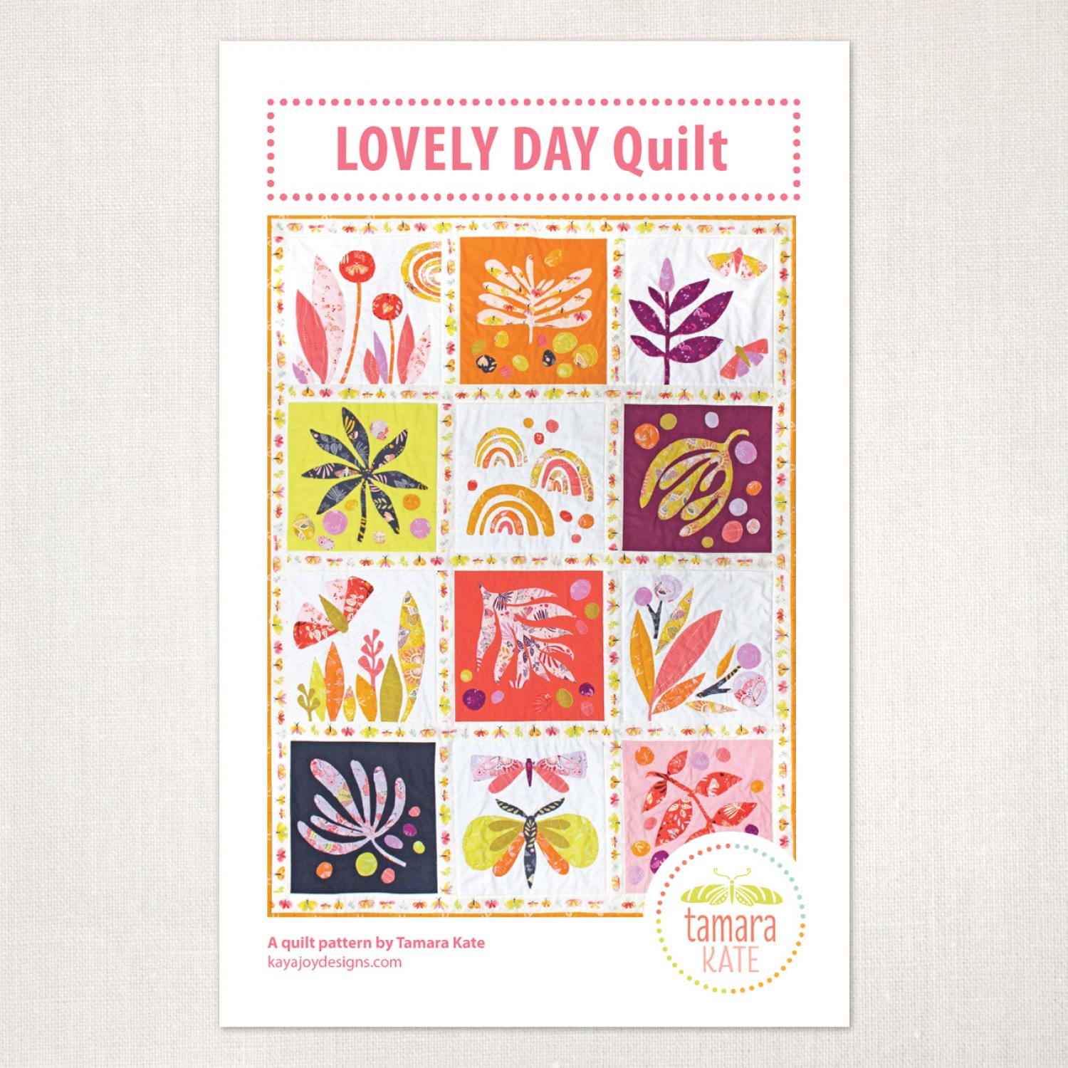 TK101 Lovely Day Quilt Pattern - Image 1