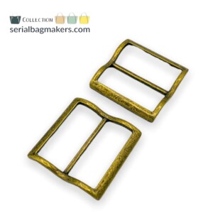 Serial Bagmakers 1 1/2'' (38mm) Curved Strap Sliders - 2 Pack - Image 7