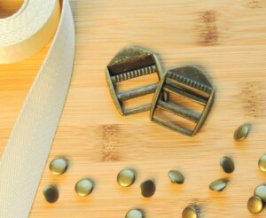 Serial Bagmakers 1'' (25mm) Ladder Lock Slider Buckles - 2 Pack