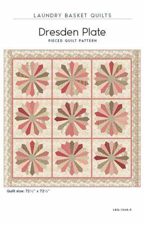 LBQ-1348-P Dresden Plate Quilt Pattern - Image 1
