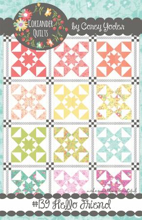 CQ139P hello friend Hello Friend Quilt Pattern - Image 1