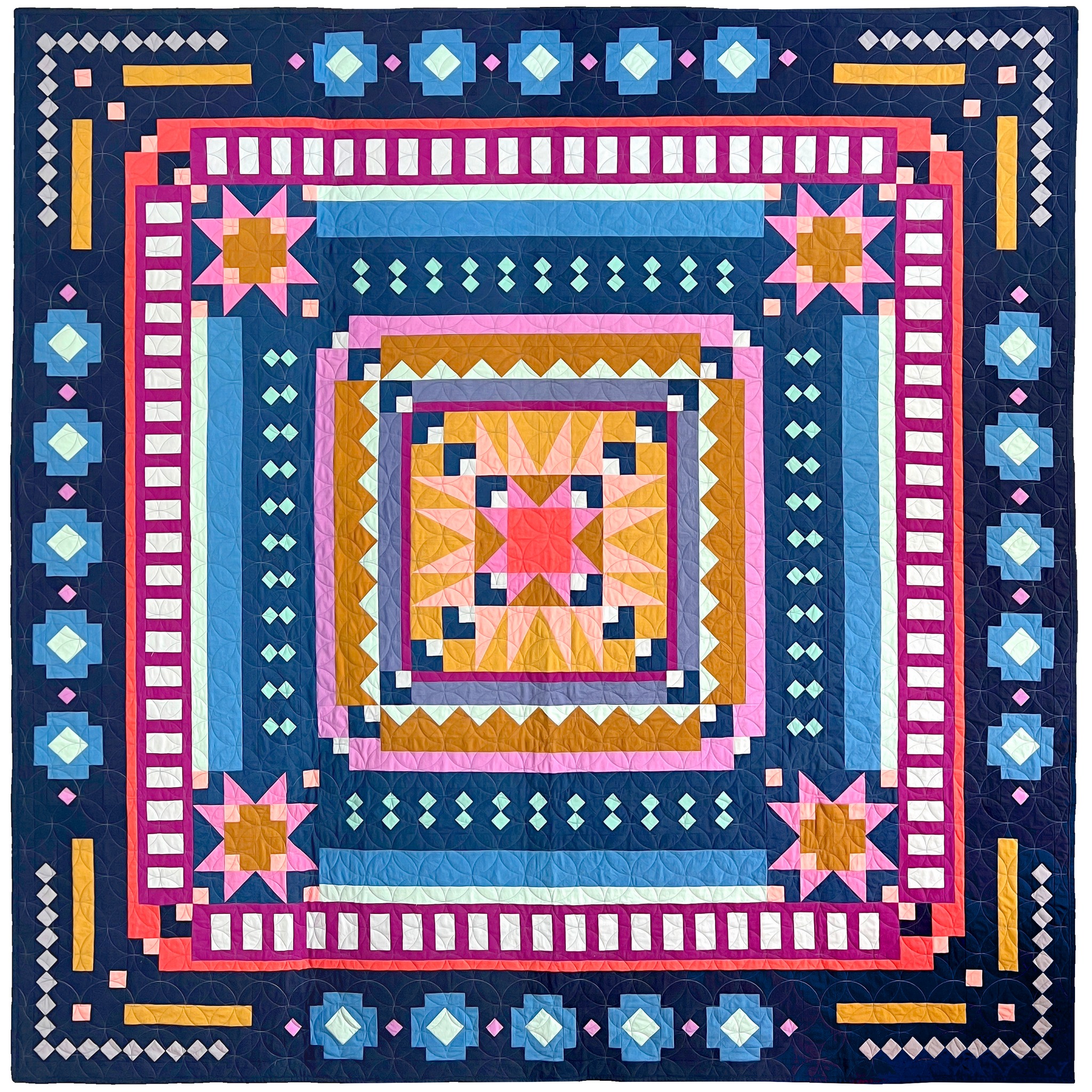 Support Group Quilt Kit, Featuring Stitch by Lori Holt