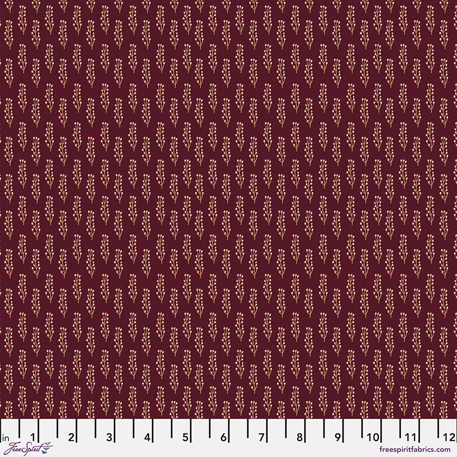 PWMC036.XGARNET Autumn Friends Twigs Garnet - Image 1