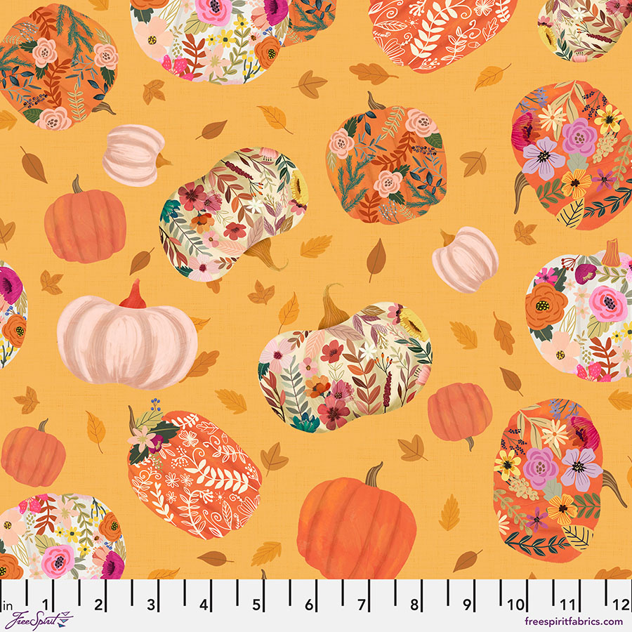 PWMC039.XORANGE Autumn Friends Pumpkin Paradise Orange - Image 1